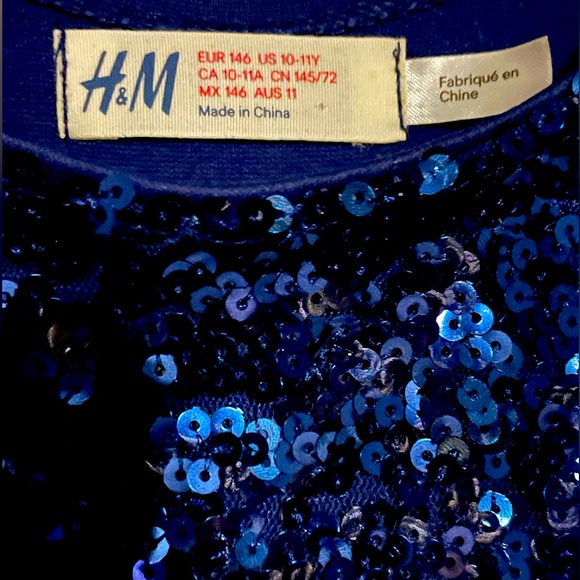 Girls H&M sequin dress - Picture 2 of 3